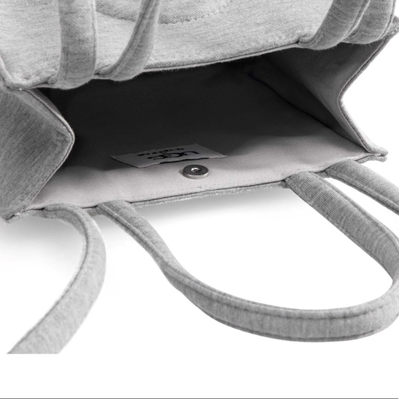 🆕UGG X TELFAR LIMITED EDITION COLLECTION GREY FLEECE MINI TELFAR SHOPPING BAG - Picture 4 of 6
